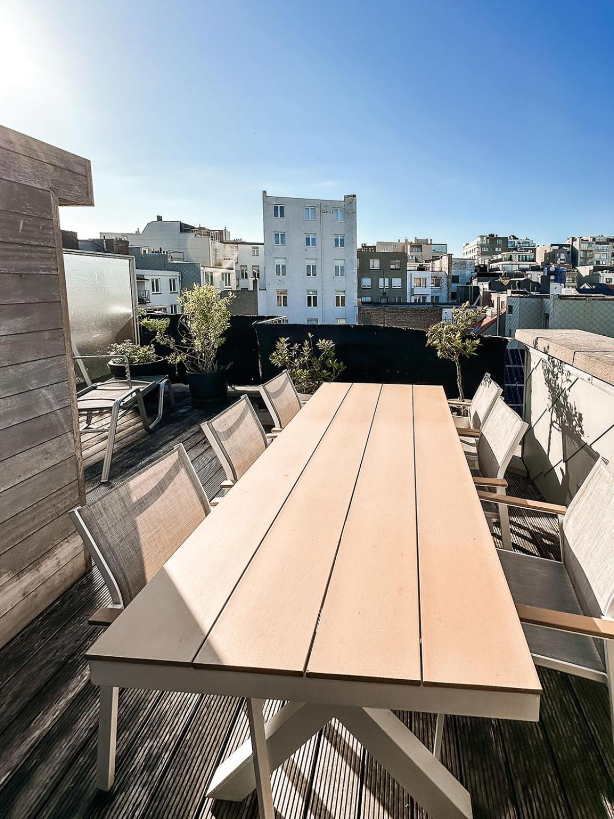 Modern Appartement Centrum Oostende Met Enorm Dakterras 外观 照片